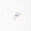 Swarovski Crystal Dark Blue - Silver (Small)